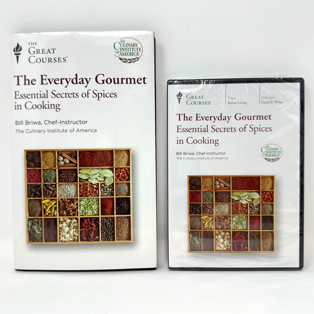 Great Courses Everyday Gourmet Essential Secret of Spices in Cooking DVD & Book